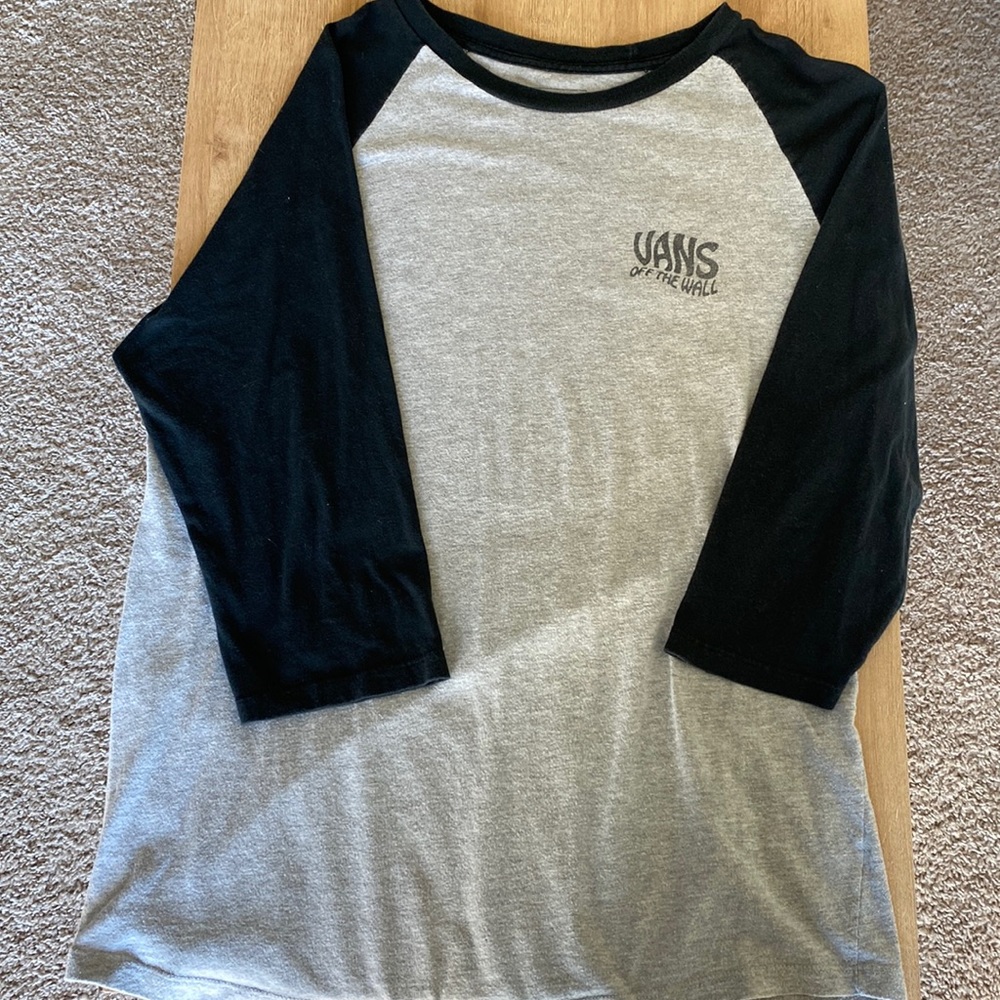 Mens Vans “Off The Wall” Baseball Tee